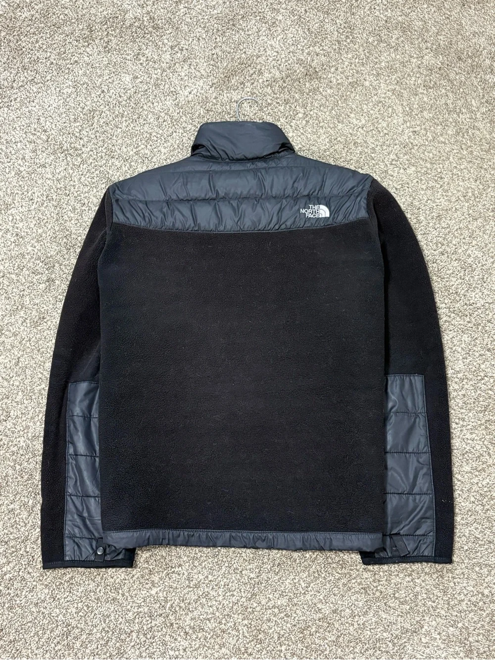 The North Face Denali 550 Down Hybrid Jacket Mens L Black Puffer Fleece Gorp